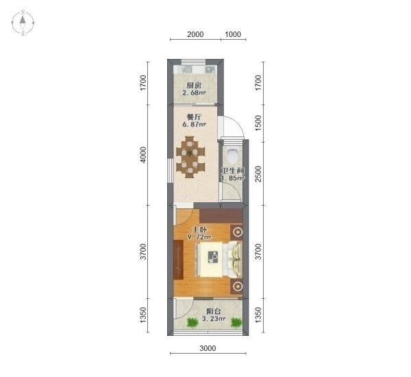 推推99南京房产网铜坊苑户型图