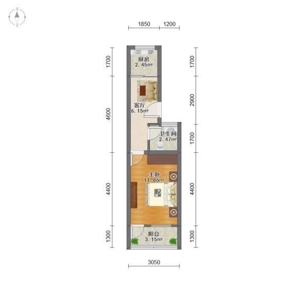 推推99南京房产网来凤里小区户型图