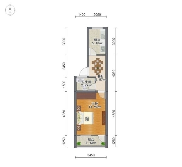 推推99南京房产网来凤里小区户型图