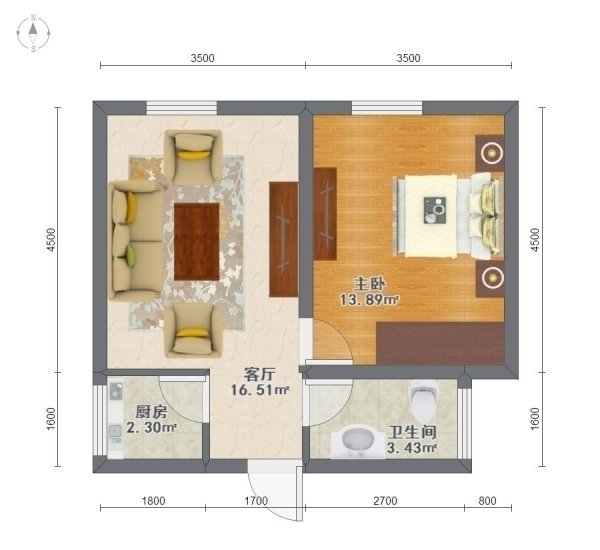 南京托乐嘉单身公寓户型图