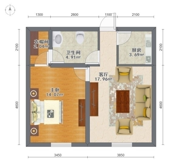南京托乐嘉单身公寓户型图