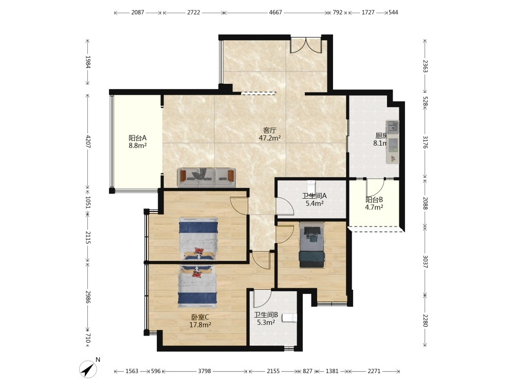 成都仁和春天国际花园二手房房源图片