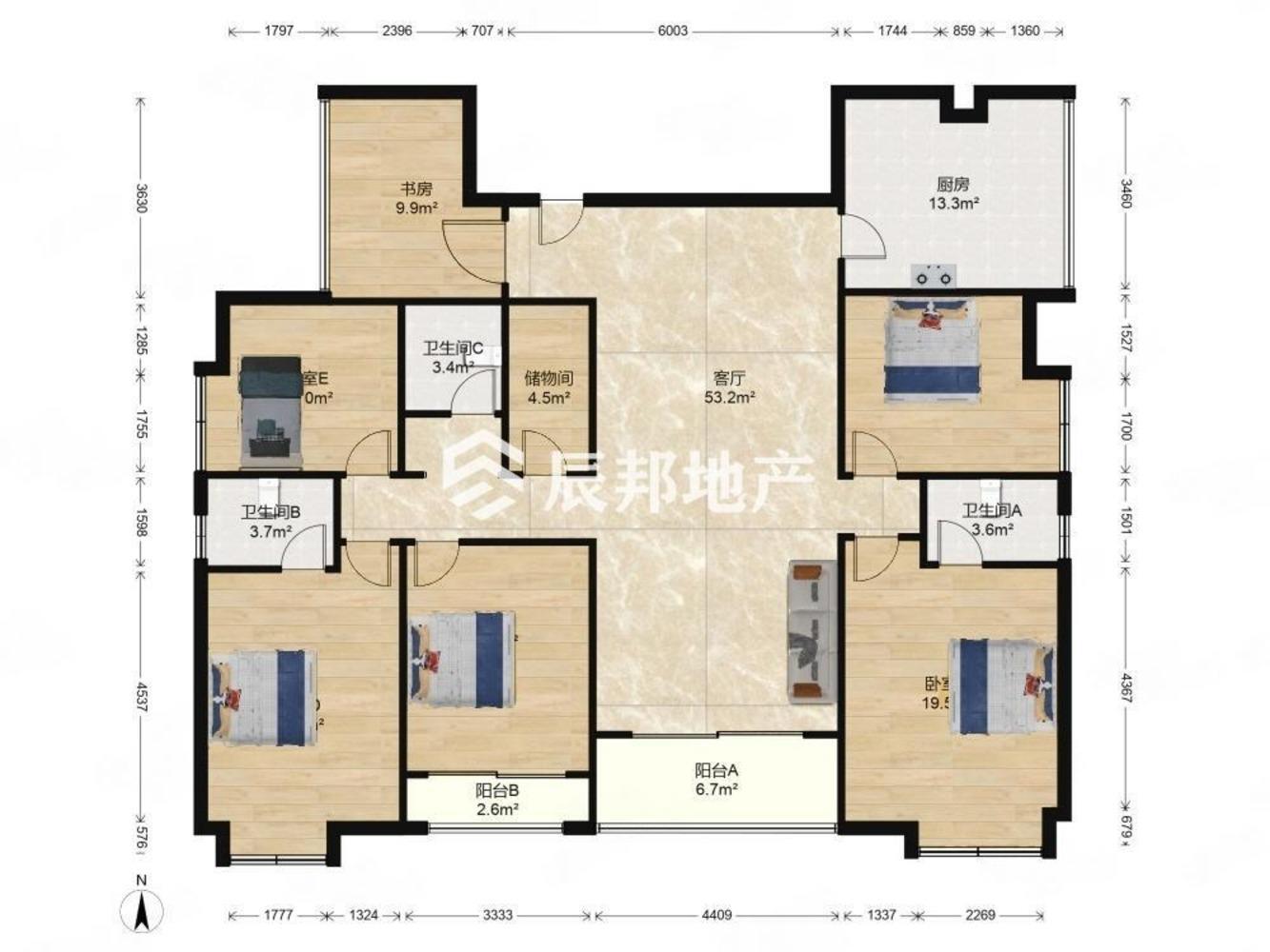 成都新城国际广场二手房房源图片