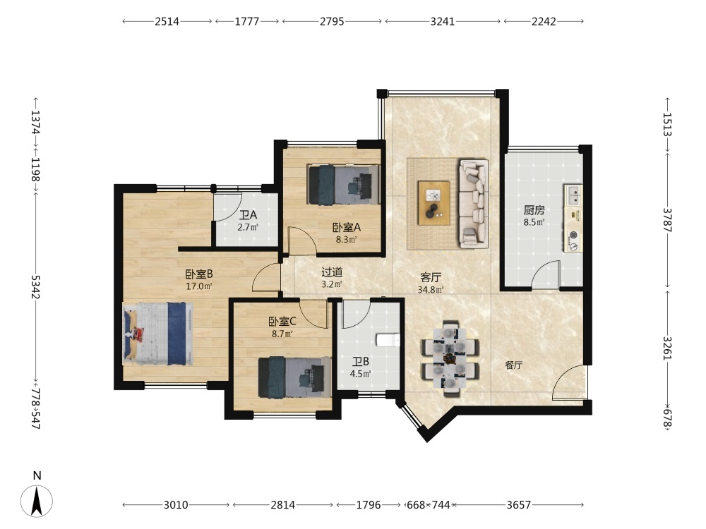 成都朗基御今缘二手房房源图片