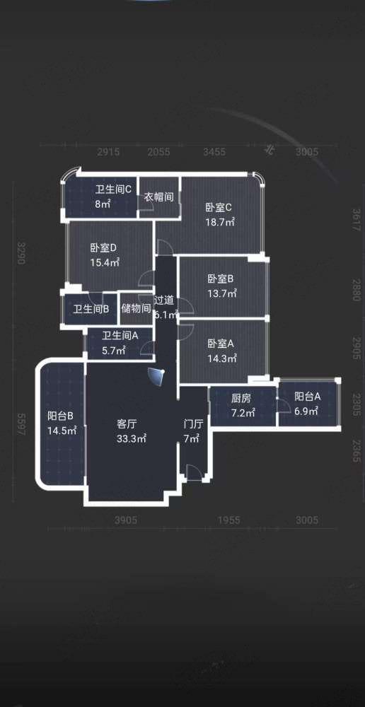 成都人居锦城峰荟荟澜阁二手房房源图片