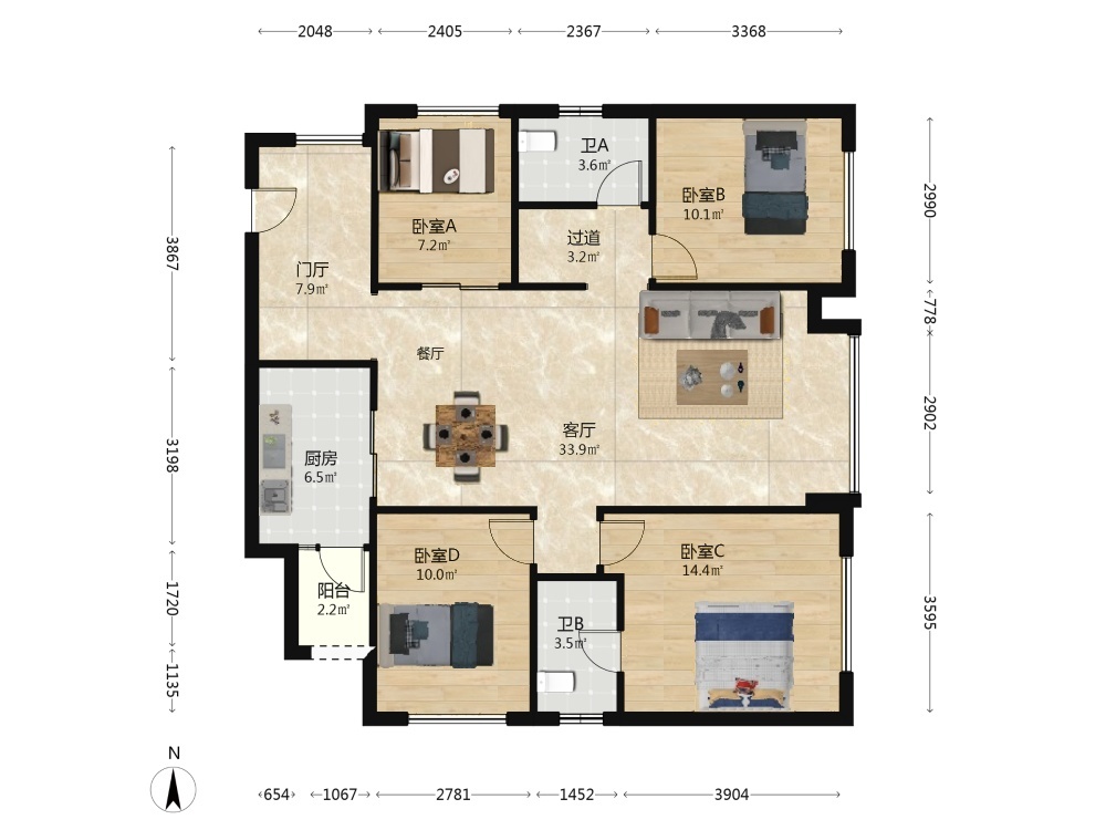 成都建发翡翠鹭洲二手房房源图片