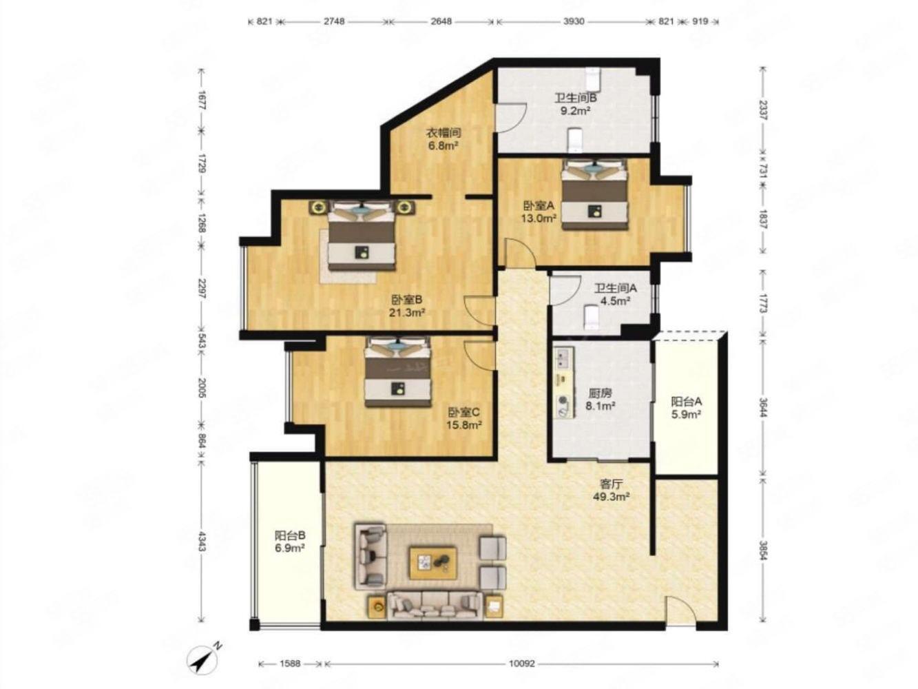 成都建发天府鹭洲二手房房源图片
