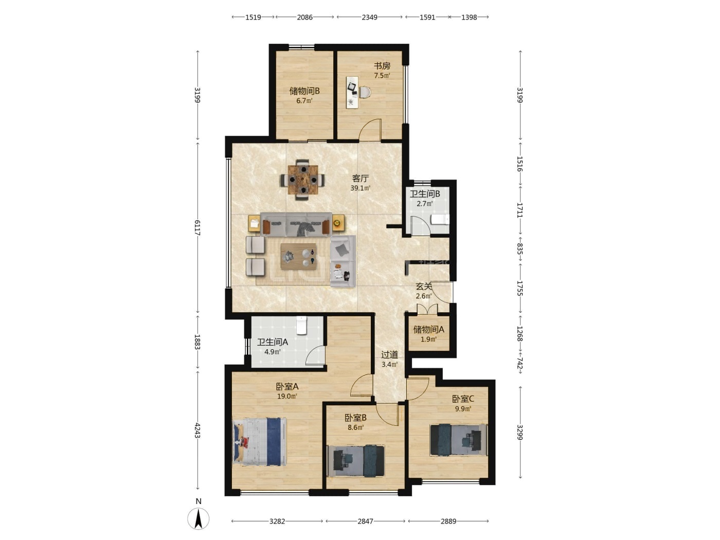 成都建发天府养云二手房房源图片