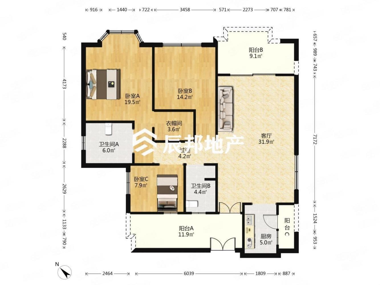 成都中环岛二手房房源图片