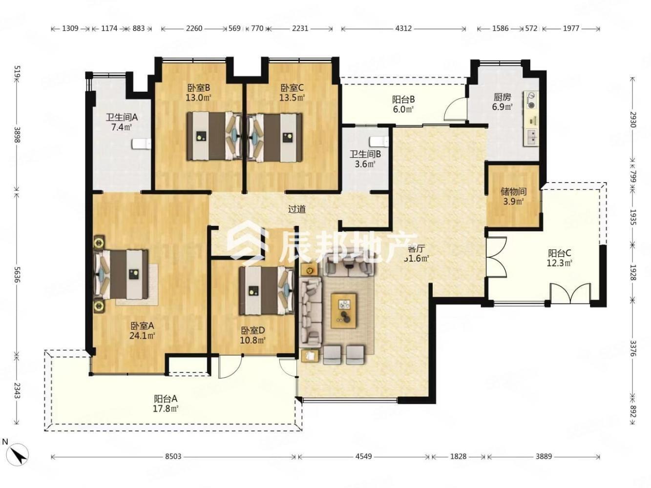 成都华润凤凰城(一期)二手房房源图片