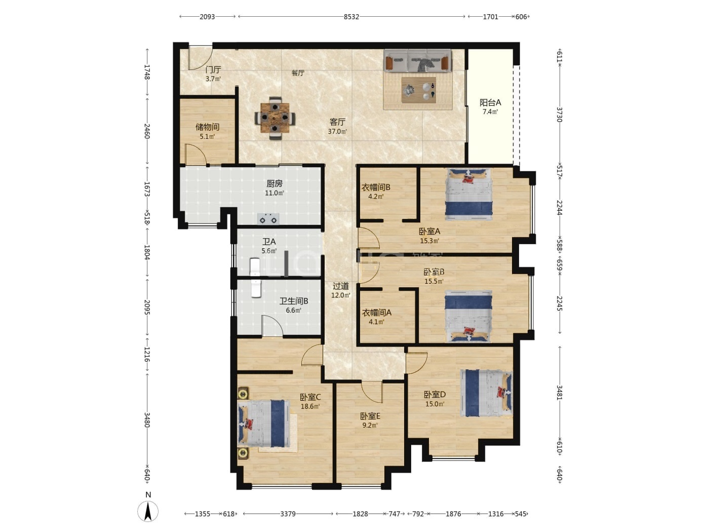 成都建发天府鹭洲二手房房源图片