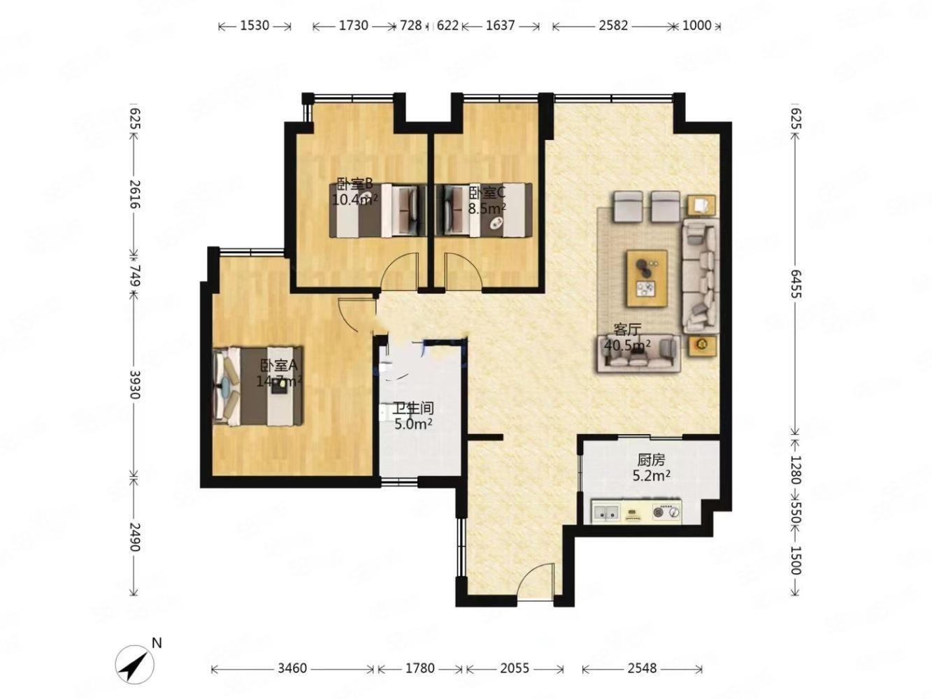 成都中海兰庭二手房房源图片