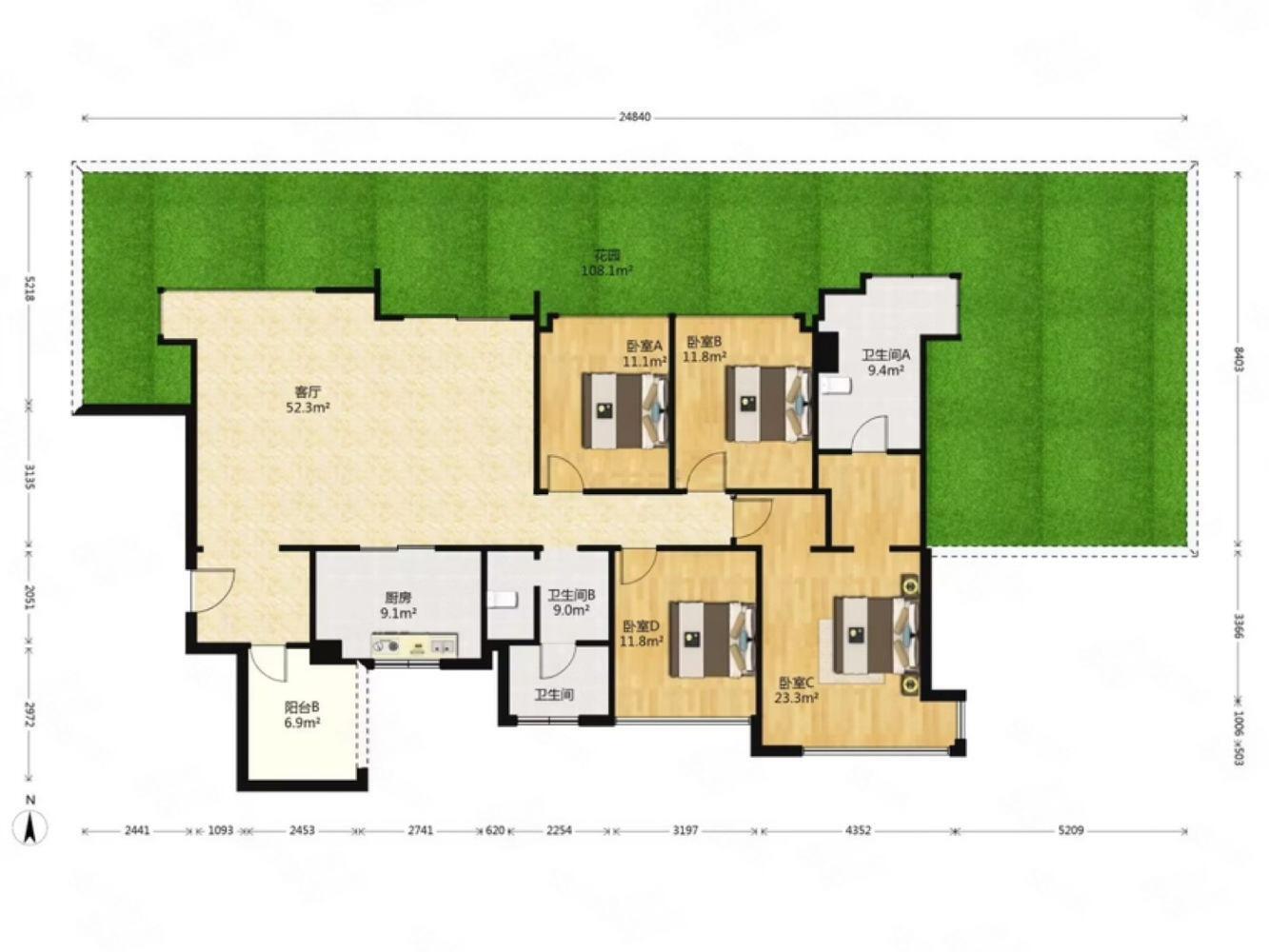 成都万科公园5号二手房房源图片