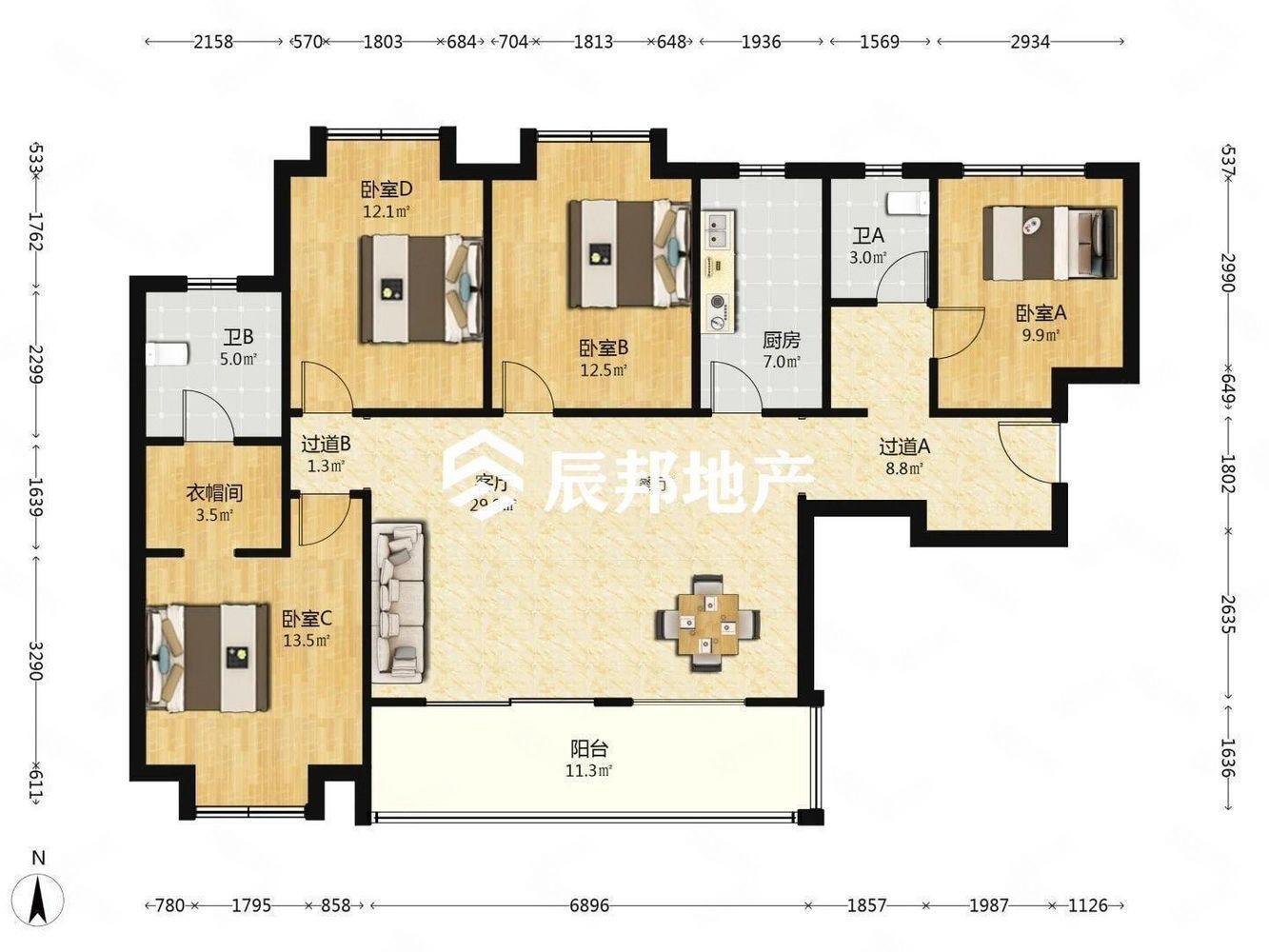 成都朗诗熙华府二手房房源图片