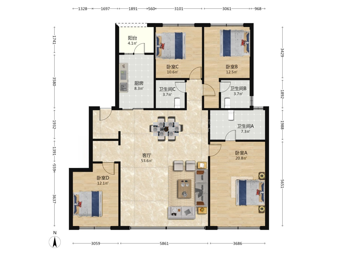 成都建发天府养云二手房房源图片