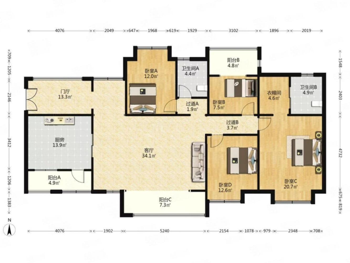 成都尚郡天悦府二手房房源图片