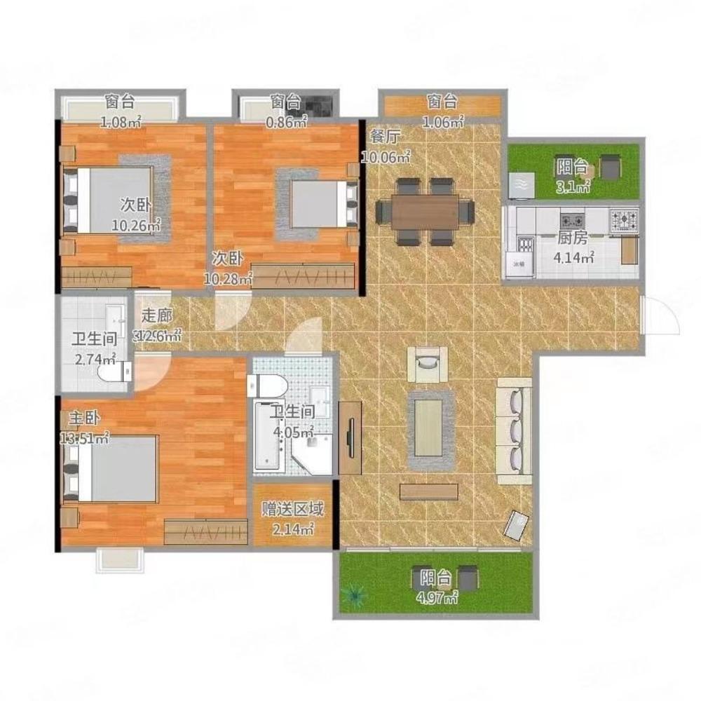 苏州新康花园城市韵律二手房房源图片