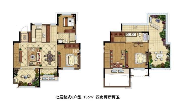 南京金地湖城艺境二手房房源图片