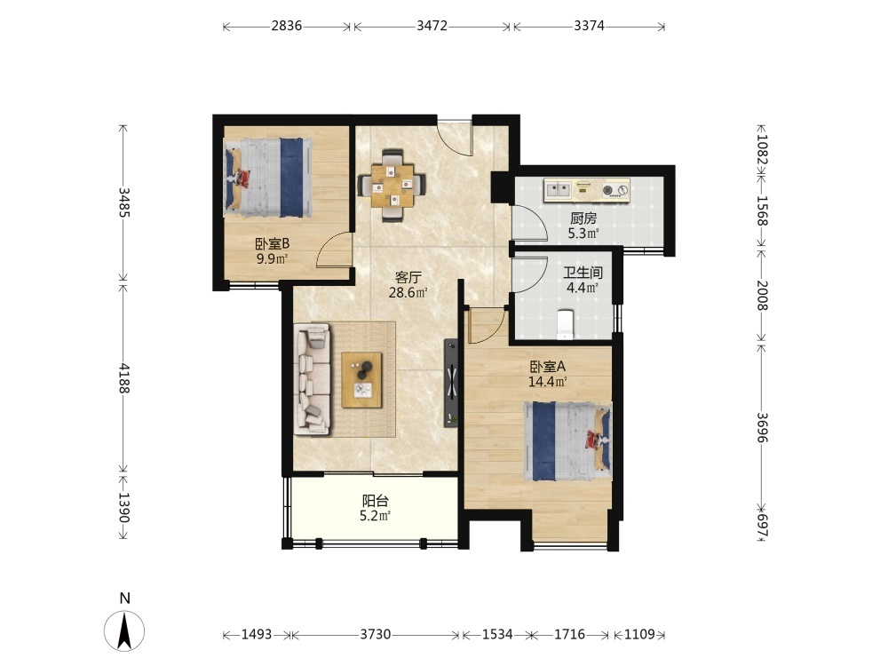 南京万科金域蓝湾二手房房源图片