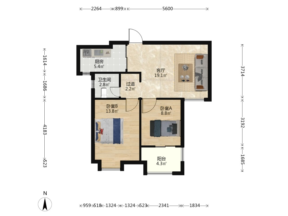 南京万科金域国际二手房房源图片