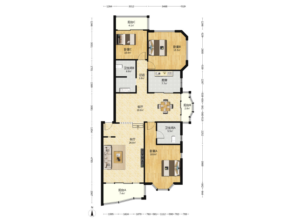 南京21世纪现代城西区二手房房源图片