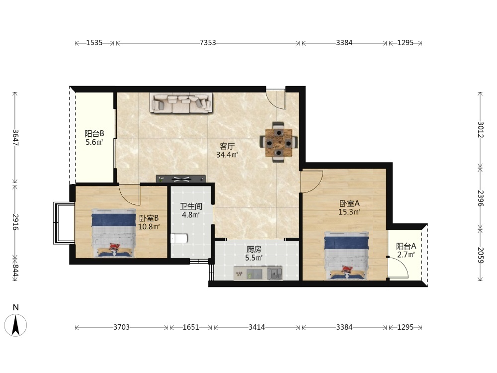 南京百家湖国际花园二手房房源图片