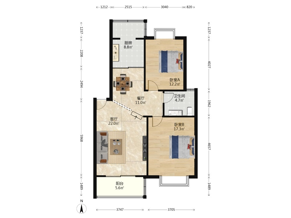 南京天地新城天枢座二手房房源图片