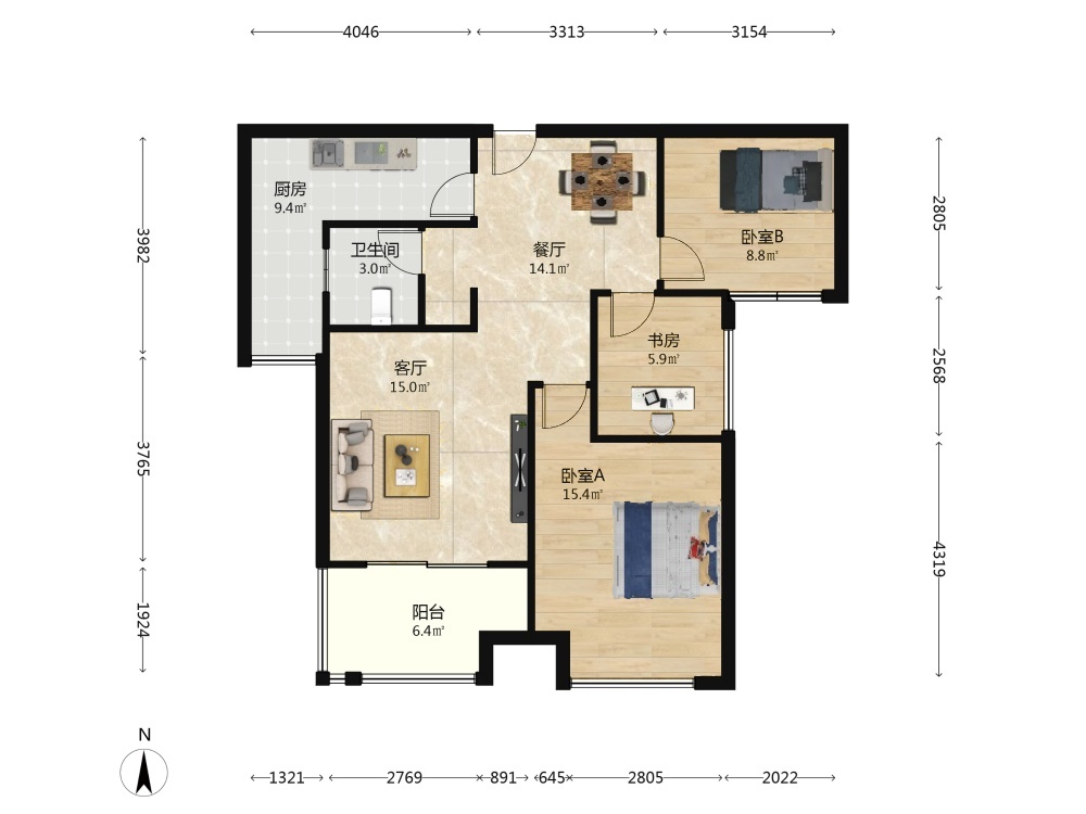 南京金隅紫京云筑二手房房源图片