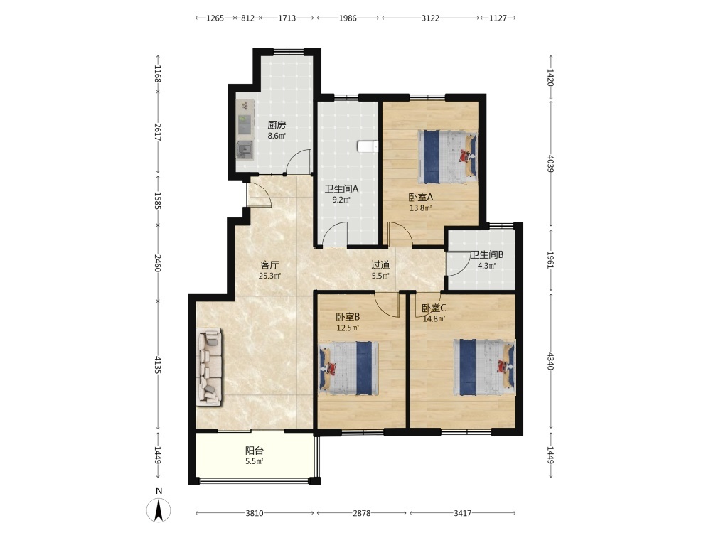 南京东麒佳苑二手房房源图片