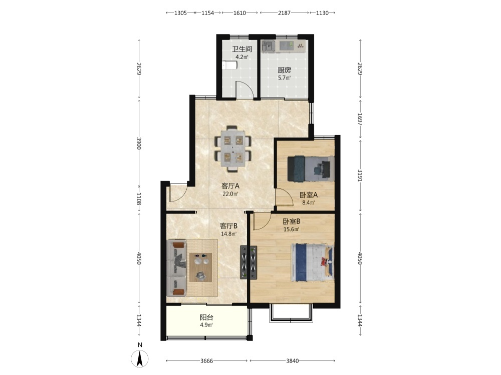 南京天景山公寓欣荣苑二手房房源图片