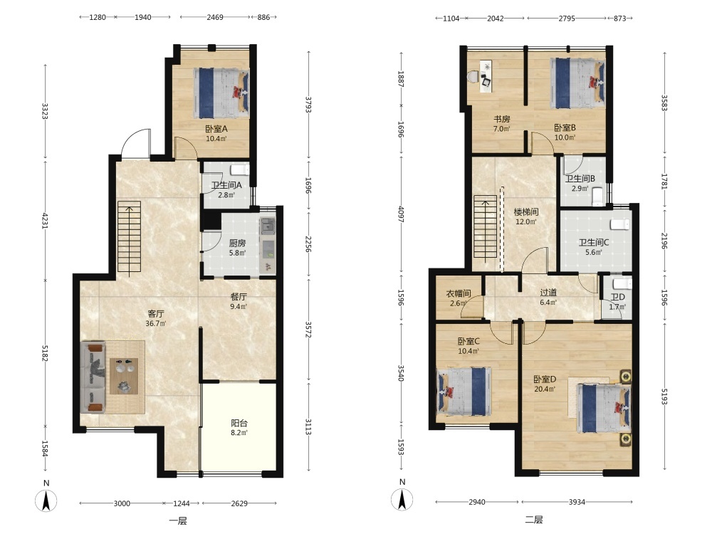 南京中航樾府二手房房源图片