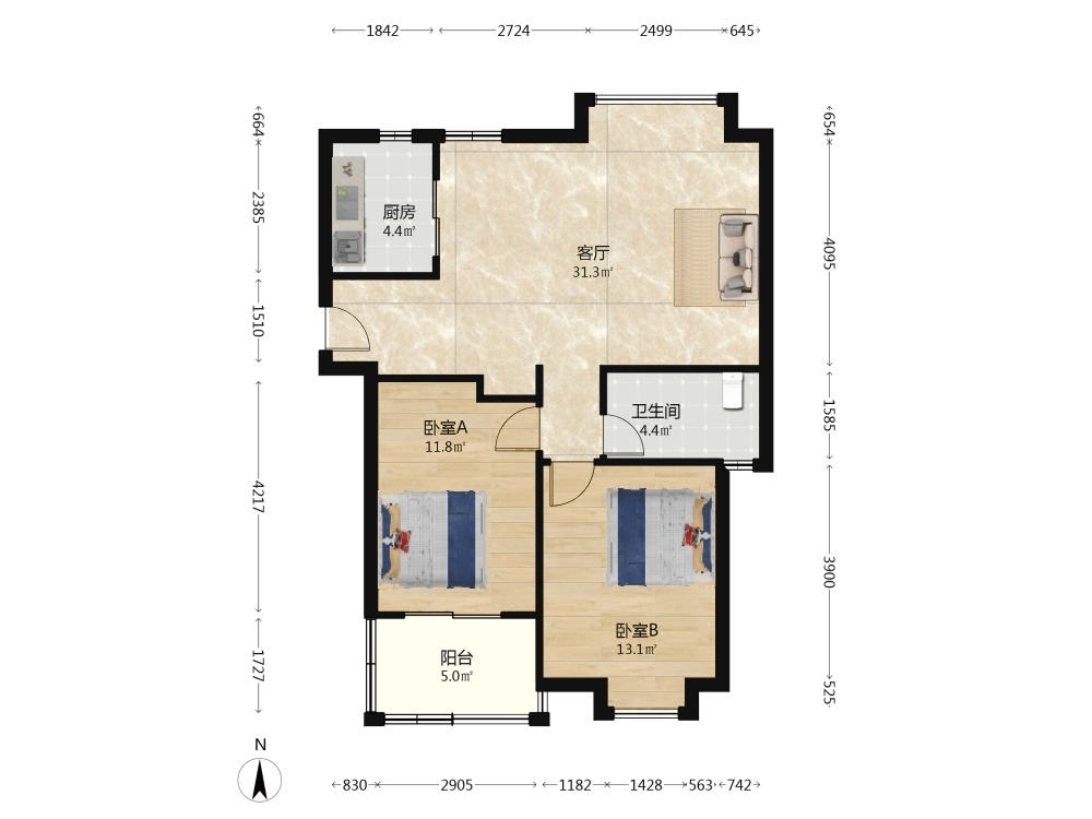 南京建发善水湾花园二手房房源图片