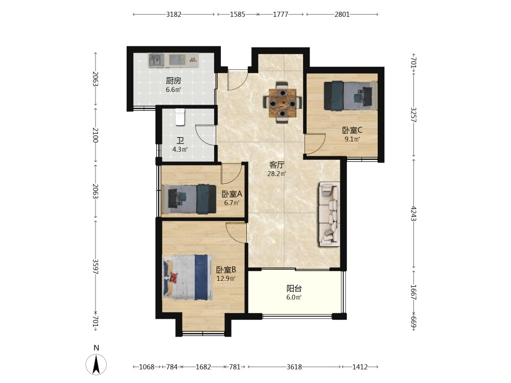 南京万裕龙庭水岸二手房房源图片