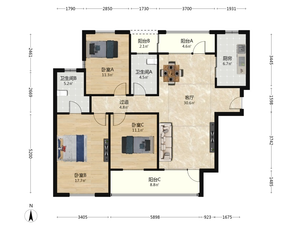 南京朗诗玲珑屿二手房房源图片