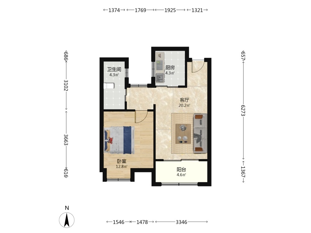 南京上坊新城二手房房源图片