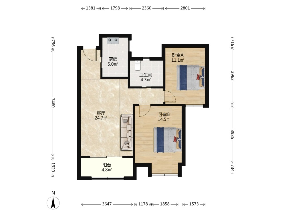 南京上坊新城二手房房源图片