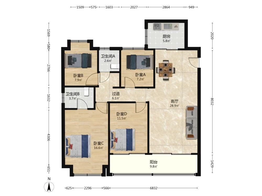 南京远洋万和方山望二手房房源图片