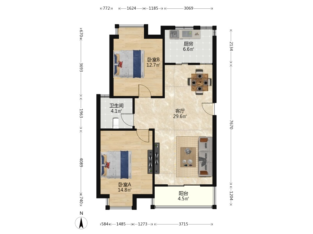 南京天元吉第城二手房房源图片