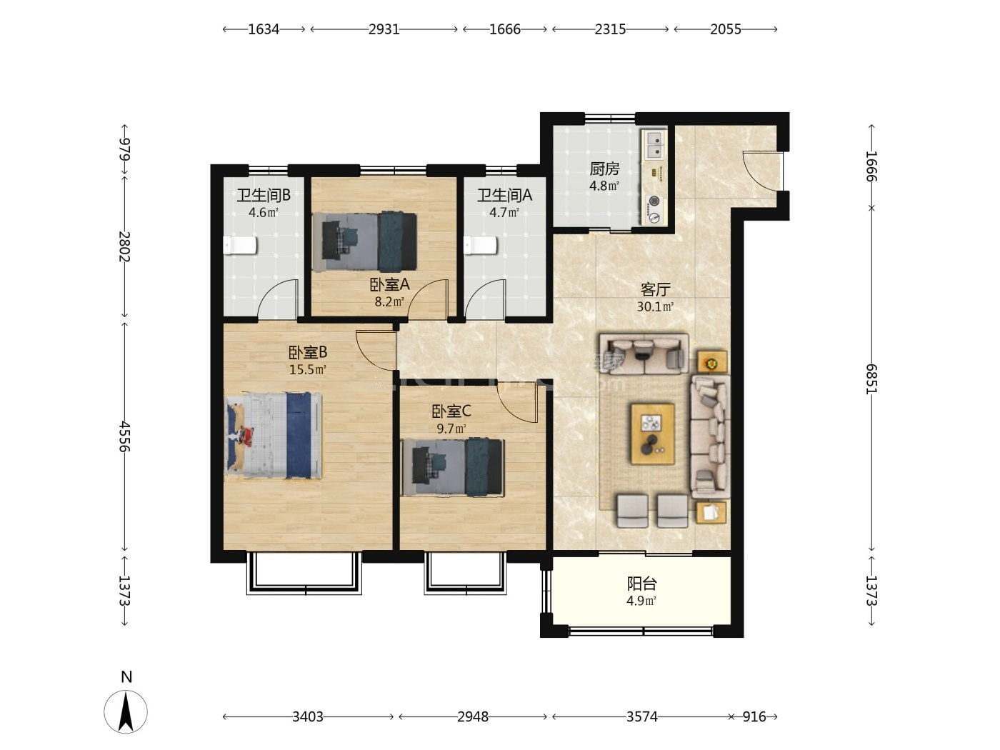 南京江宁金茂悦二手房房源图片