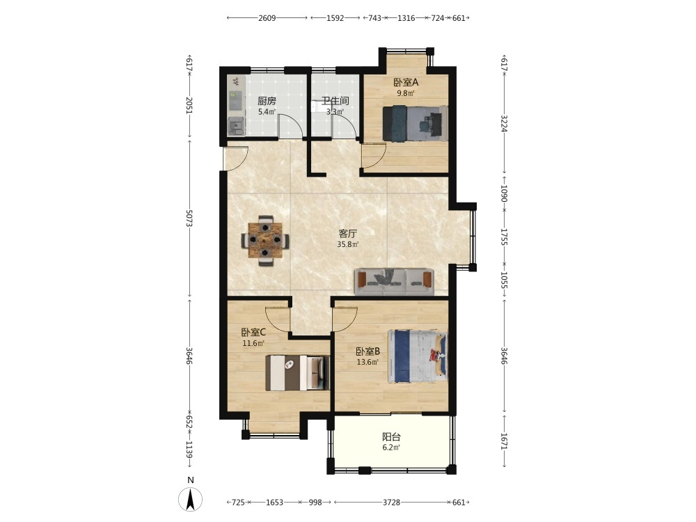 南京天景山公寓永福苑二手房房源图片