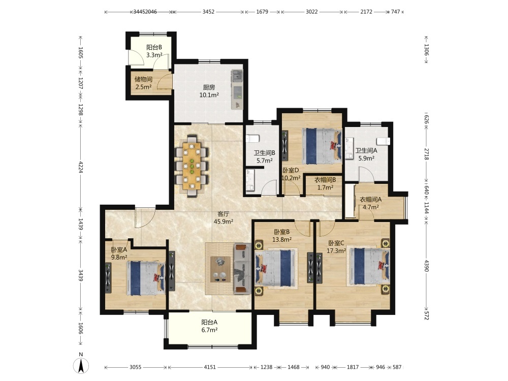 南京万科金域蓝湾二手房房源图片