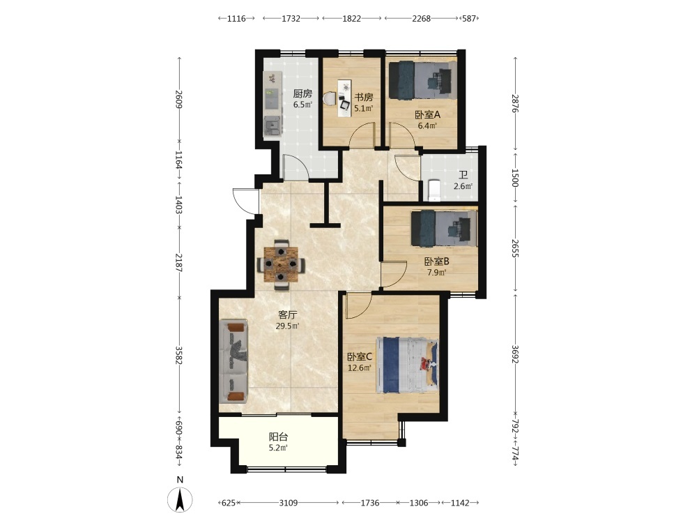 南京银城一方山二手房房源图片