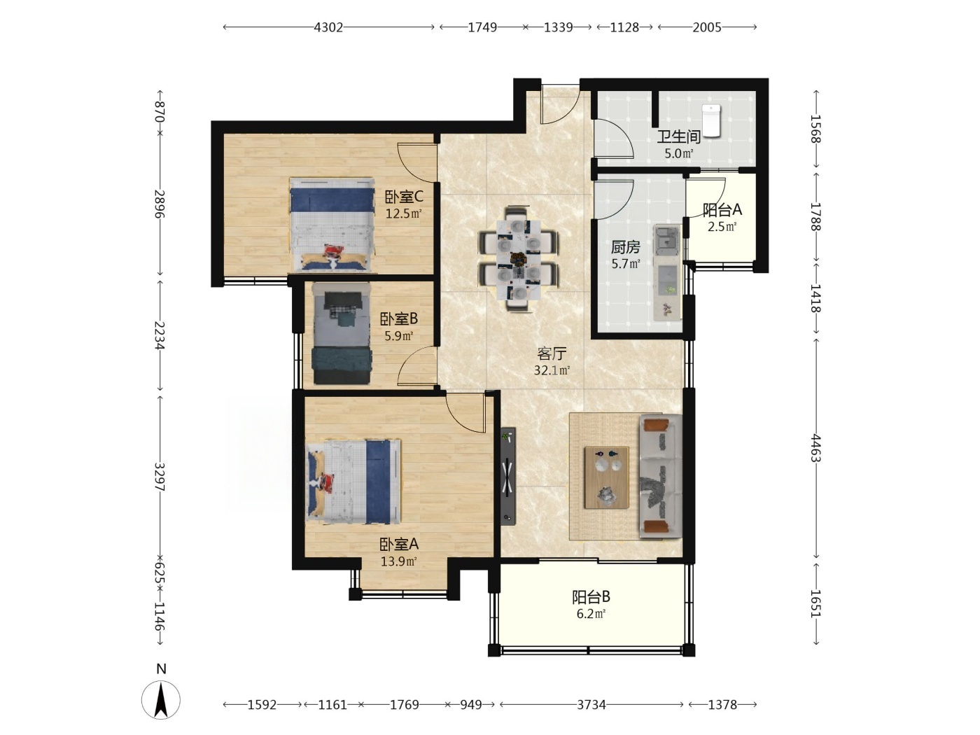 南京天景山公寓如意苑二手房房源图片