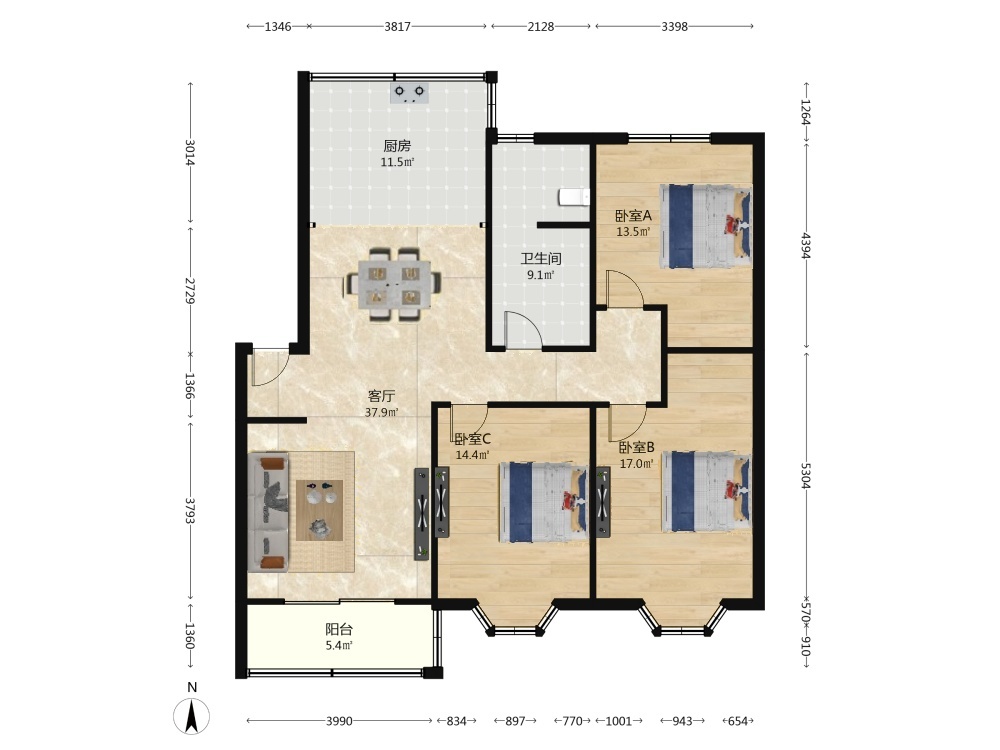 南京成山公寓二手房房源图片