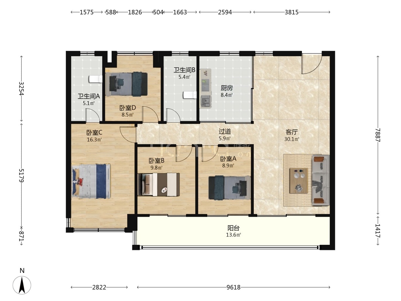 南京璀璨璟园二手房房源图片