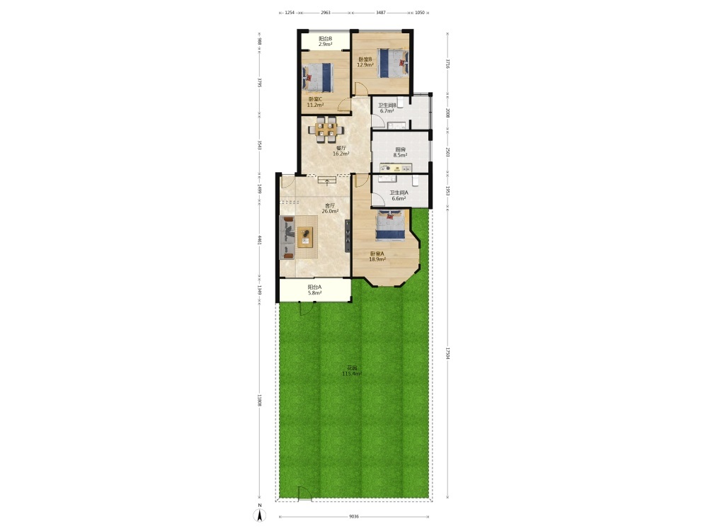 南京21世纪现代城西区二手房房源图片