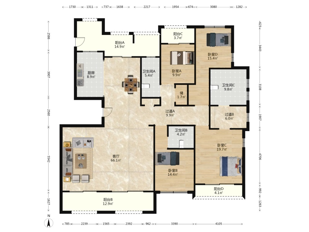 南京景枫法兰谷二手房房源图片