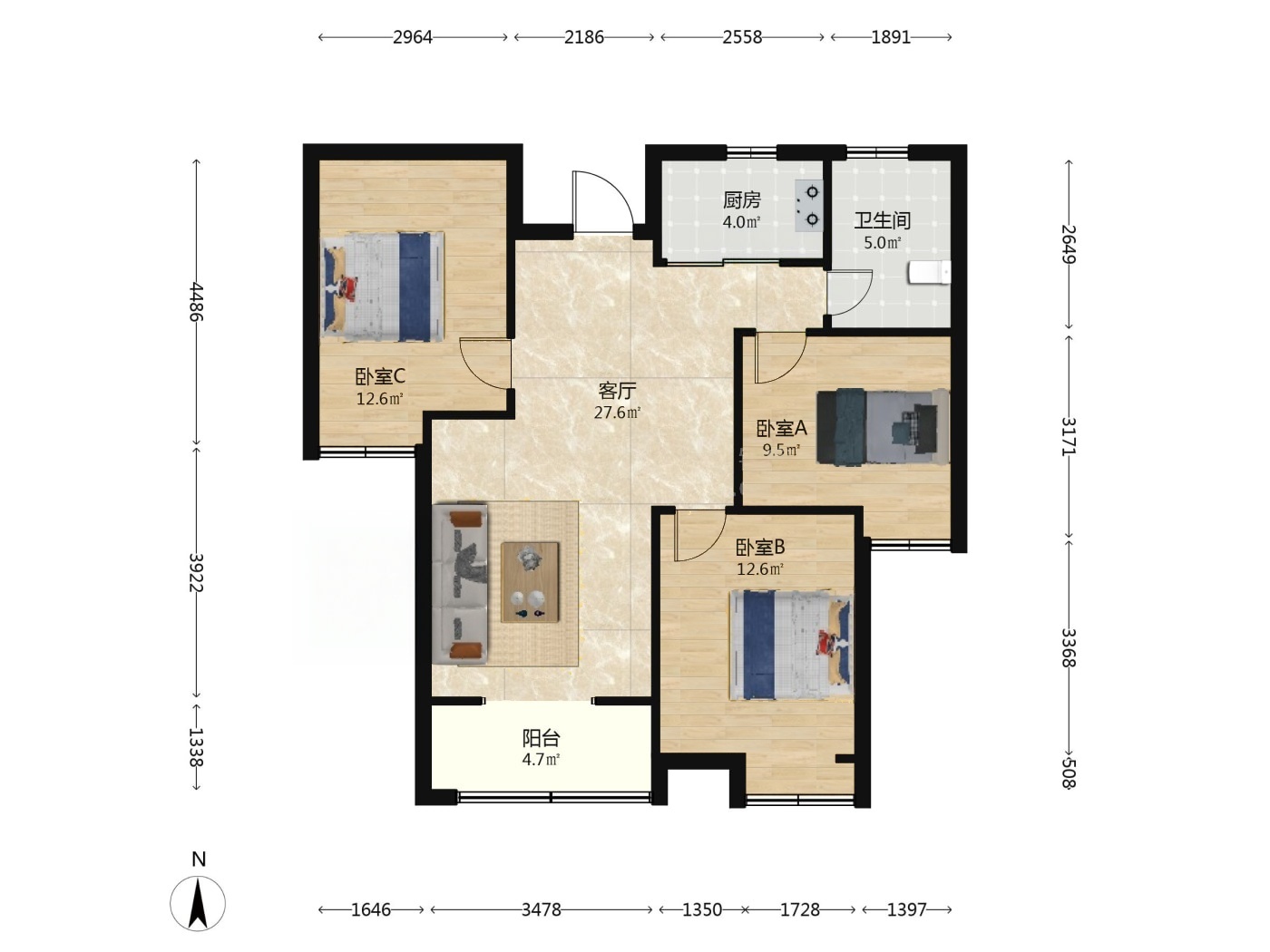 南京岗山佳苑二手房房源图片
