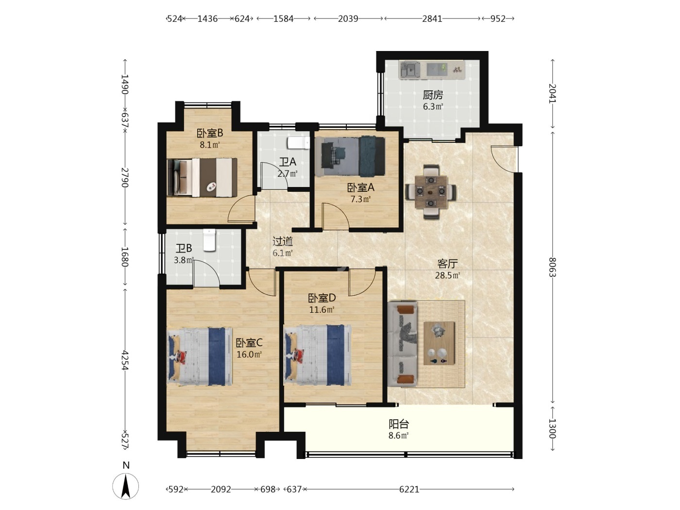 南京远洋万和方山望二手房房源图片