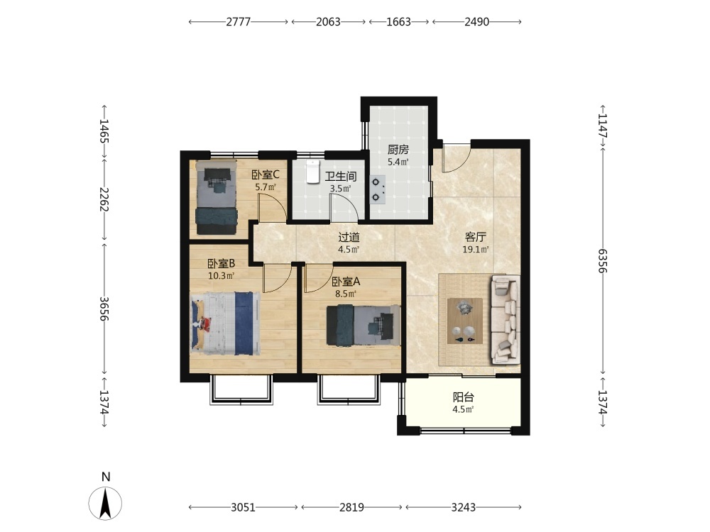 南京东城金茂悦Ⅱ期二手房房源图片